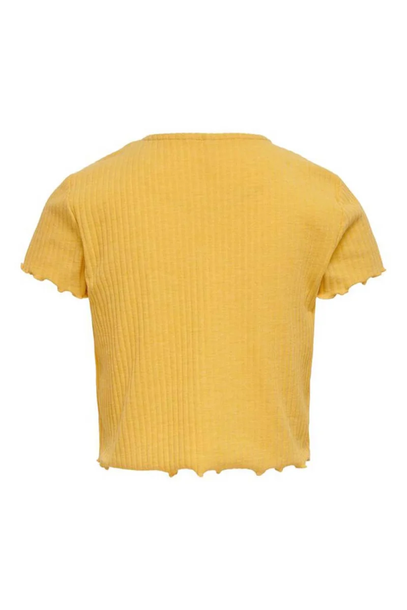 Детски Top Kognella S/S O-Neck Top Noos Jrs 15225338 12-0711 tcx lemon meringue — снимка 2