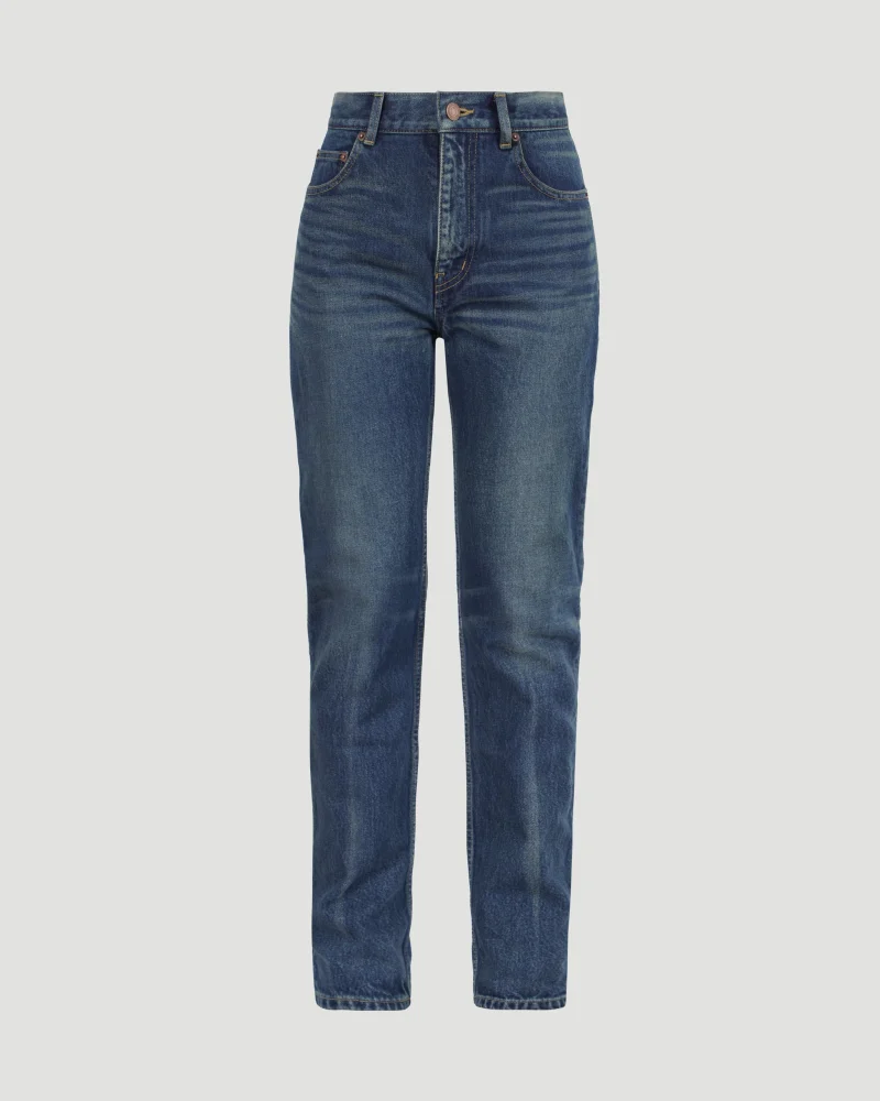 Cindy Jeans in Dark Beach Blue Denim