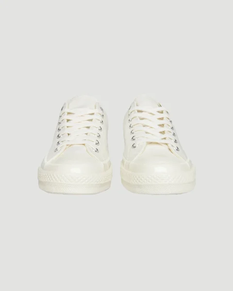 Converse x Comme des Garçons Play Low Top Sneakers in White — снимка 2
