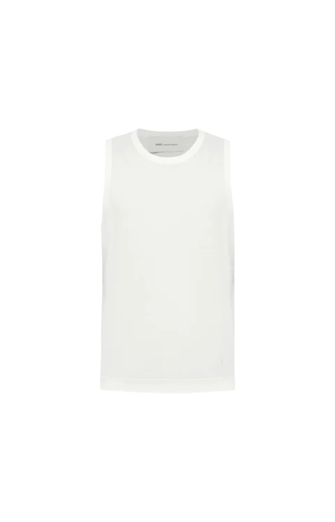 White Cotton Tank Top