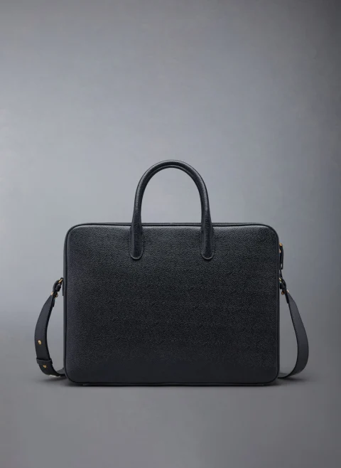 Кожена чанта 'Business' Thom Browne — снимка 3