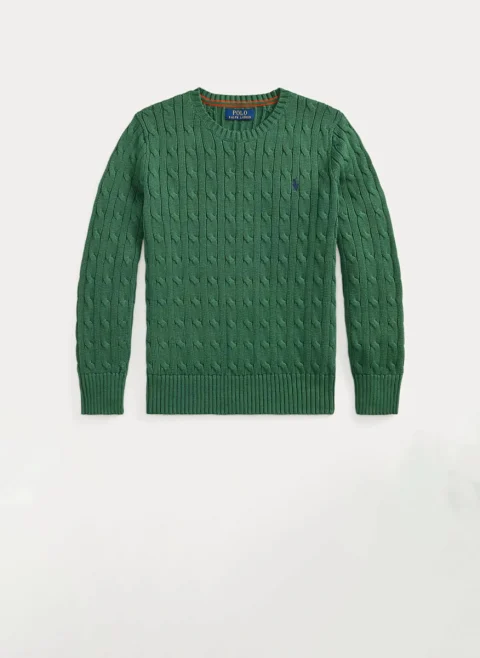 Пуловер 'Cable-Knit' Ralph Lauren Kids 2-7