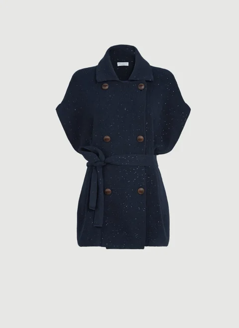 Жилетка с пайети Brunello Cucinelli — снимка 6