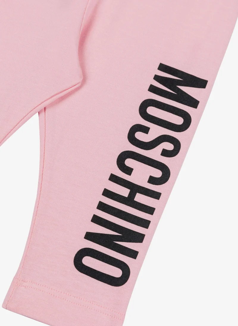 Къс панталон с лого принт Moschino Kids — снимка 3