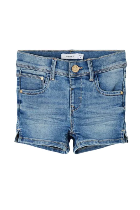 Детски Бермуди Nmfsalli Dnmtindys Shorts Camp 13198530 bs000053 light blue denim
