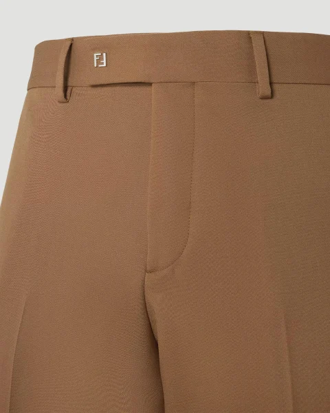 Gabardine Pants in Rust — снимка 3