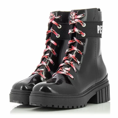 Дамски Гумени Боти PETITE JOLIE – PJ6885 J-LASTIC BLACK/BLACK — снимка 3