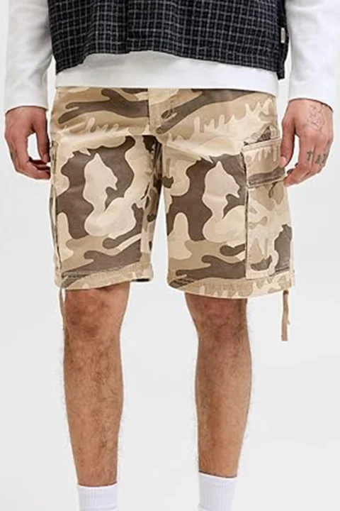 Бермуда Jpstcole Frank Cargo Mid 12291369 16-1104 TCX crockery/camo — снимка 2