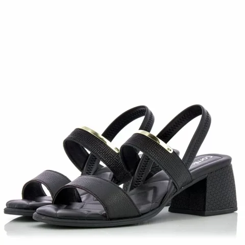 Дамски Сандали На Ток COMFORTFLEX – 2271401-2 BLACK — снимка 3