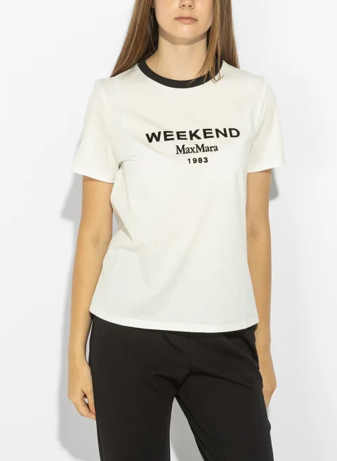 Тишърт с принт Weekend Max Mara Wkdedison — снимка 4