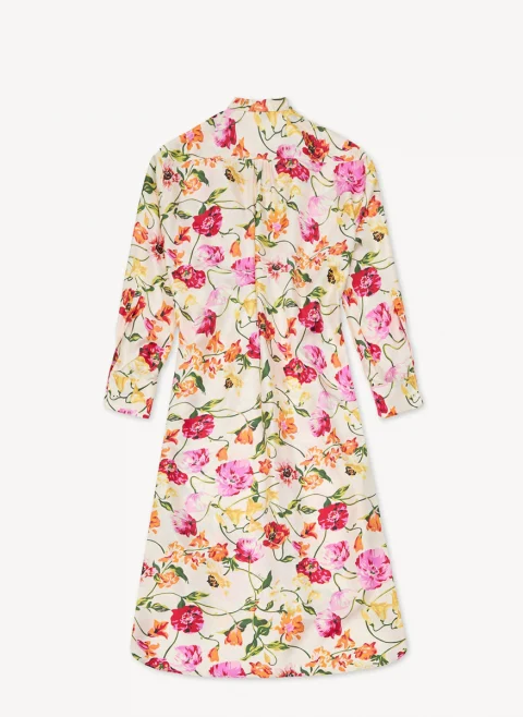 Копринена рокля-риза 'Wildflower' Kenzo — снимка 6