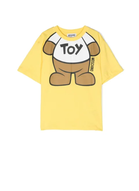 Тишърт с принт Moschino Kids