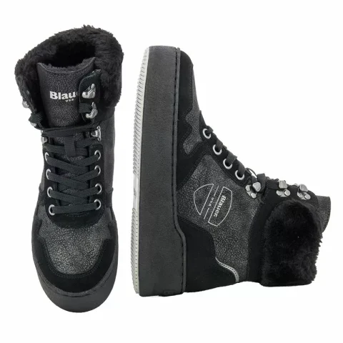 Дамски Равни Боти BLAUER – F3MADELINE09/SHM BLACK — снимка 5