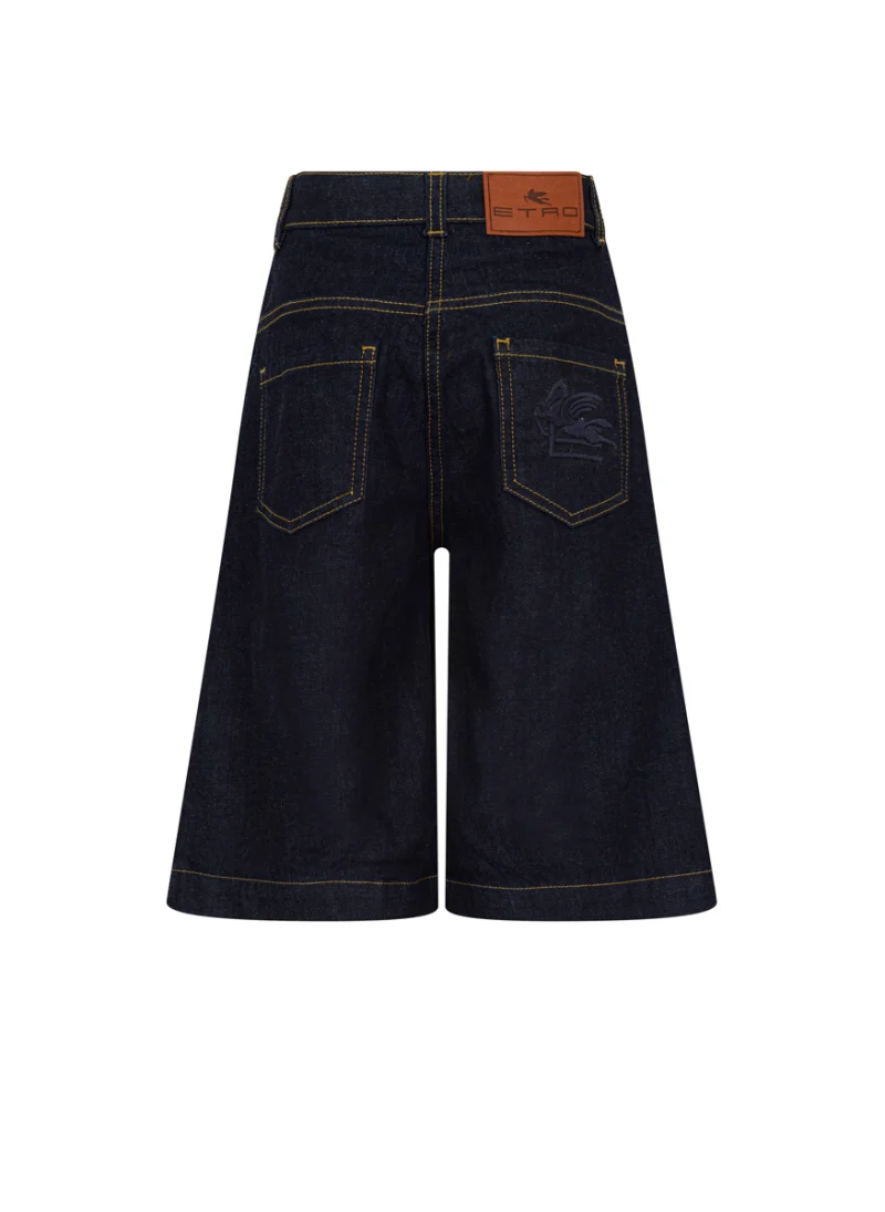 Бермуди от деним Etro Kids — снимка 2