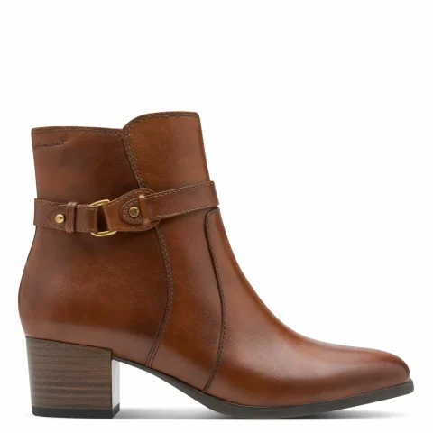 Дамски Боти На Ток TAMARIS – 1-25373-45-305 COGNAC