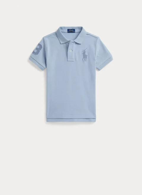Полошърт с бродерия Ralph Lauren Kids 2-7