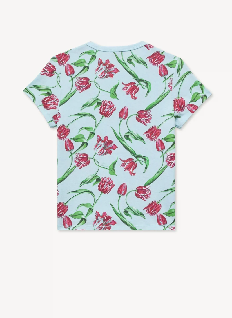 Тишърт с флорален принт 'Tulip' Kenzo — снимка 6