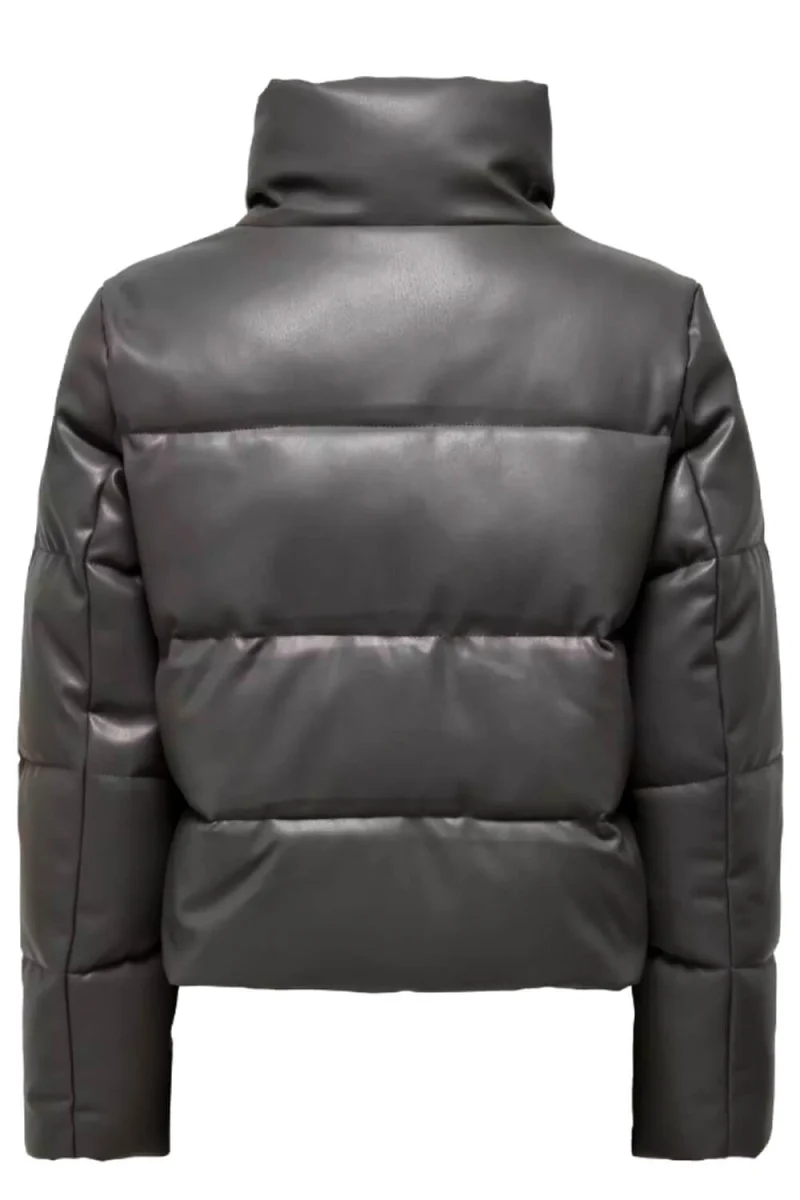 Яке Onlelsie Faux Leather Puffer Jkt 15322016 18-5206 TCX thunderstorm — снимка 2