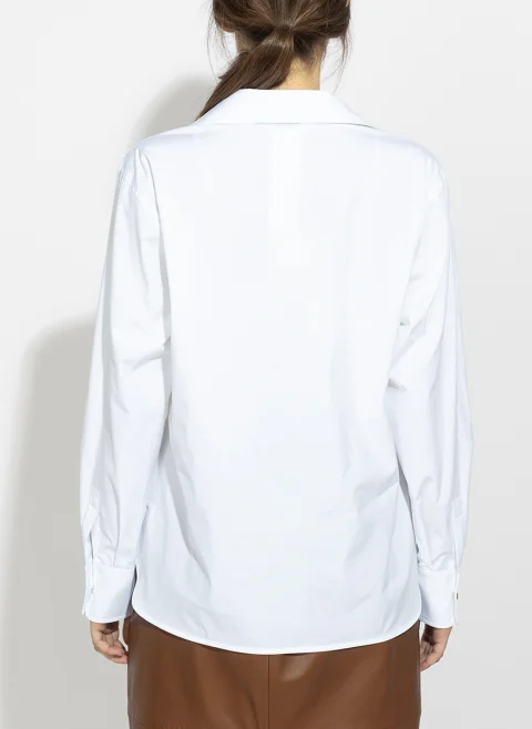 Риза 'Stretch cotton' Max Mara Mxmviolino — снимка 5