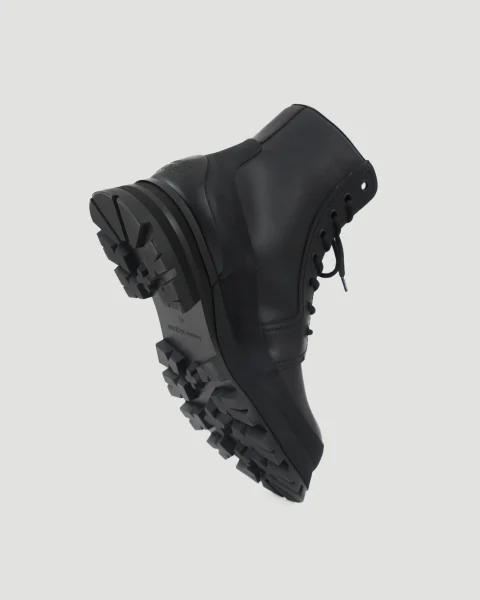 Wander Lace Up Boot in Black — снимка 2