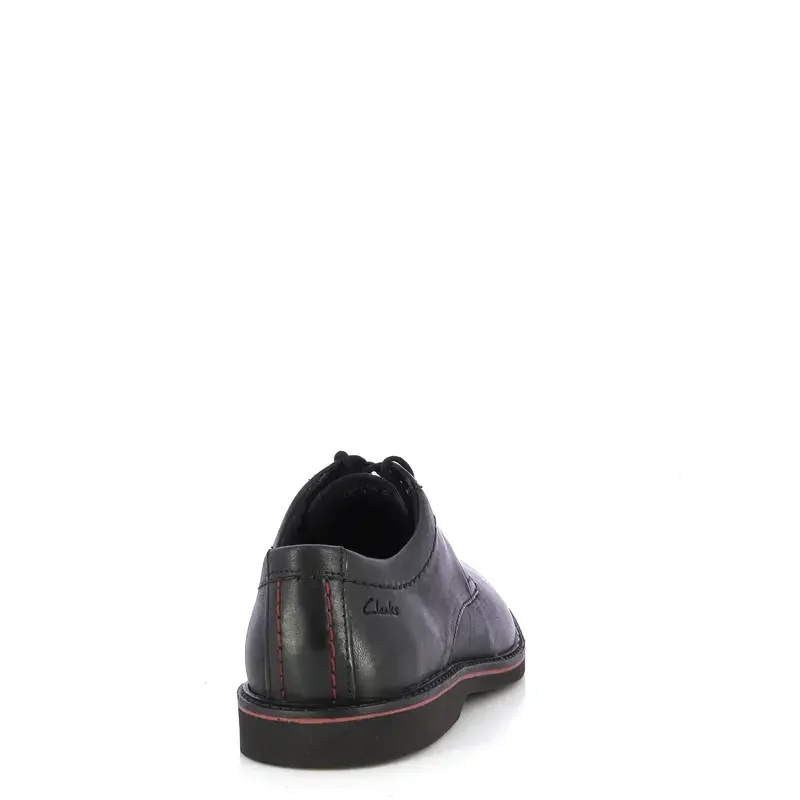 Мъжки Офис Обувки CLARKS – 26173608 ATTICUS LTLACE BLACK — снимка 2