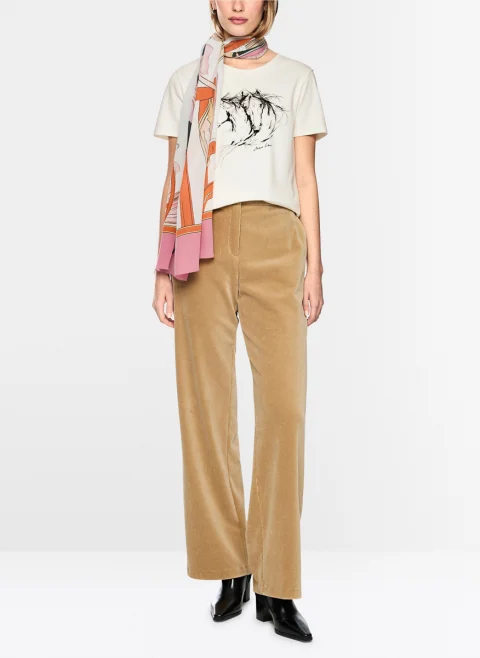 Тишърт с мъниста Marc Cain Collections — снимка 4
