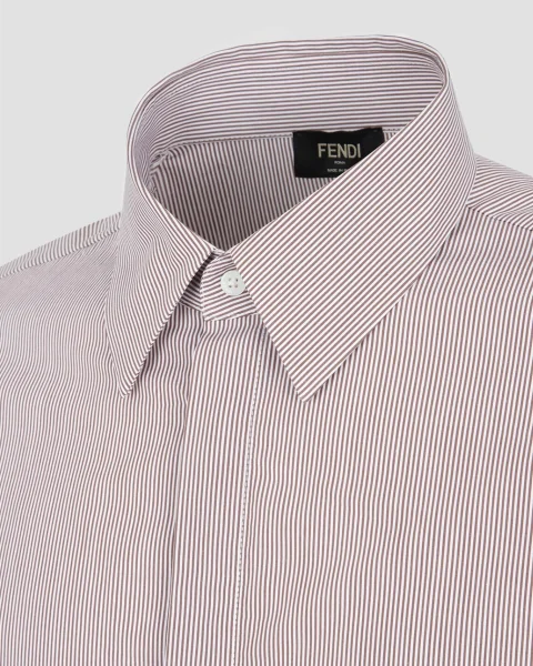 Pinstripe Cotton Shirt — снимка 3