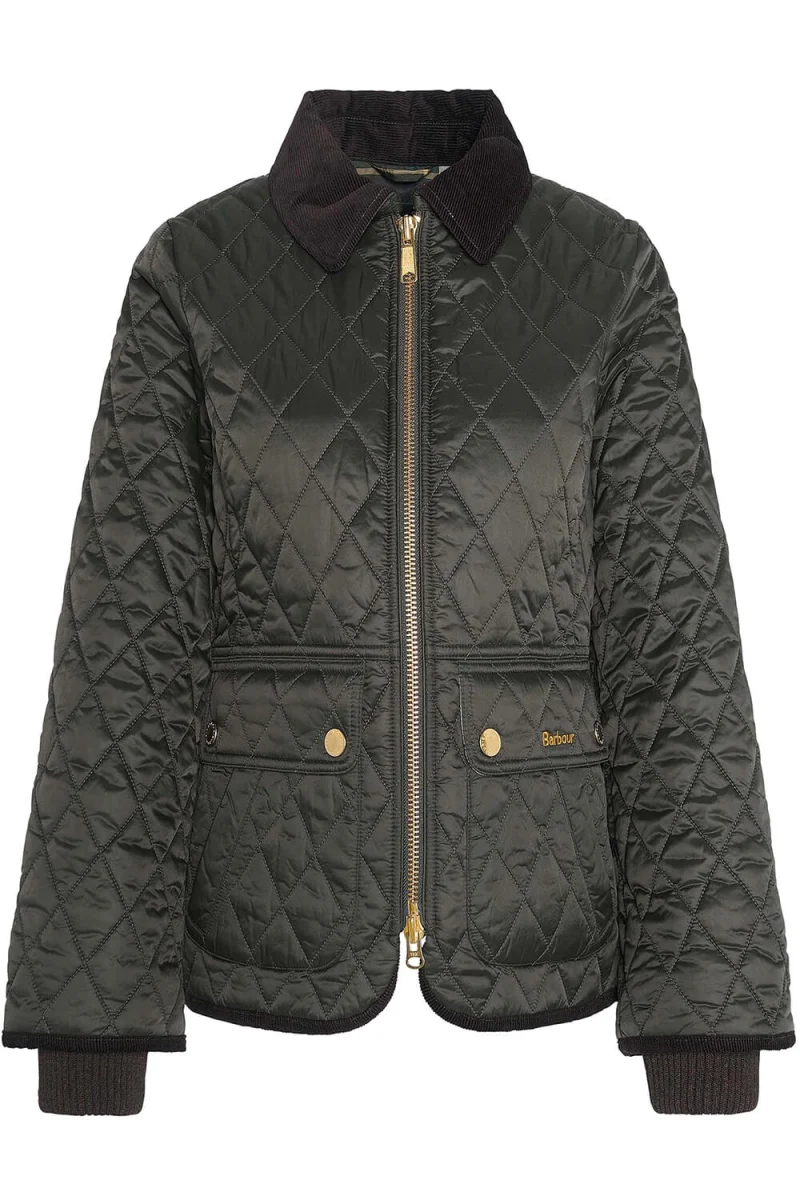Яке Fitted Beadnell Quilted LQU1765 sg71 sage/ancient