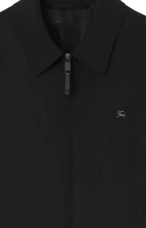 Detachable Gilet Bloomsbury Harrington Jacket in Black — снимка 2