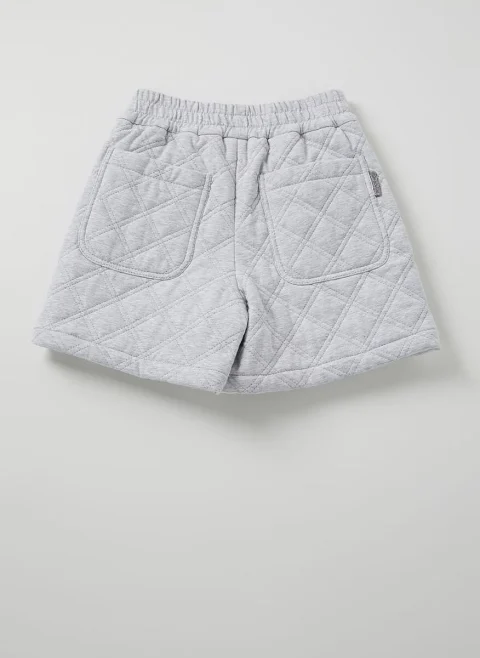 Къс панталон с монили Brunello Cucinelli Kids