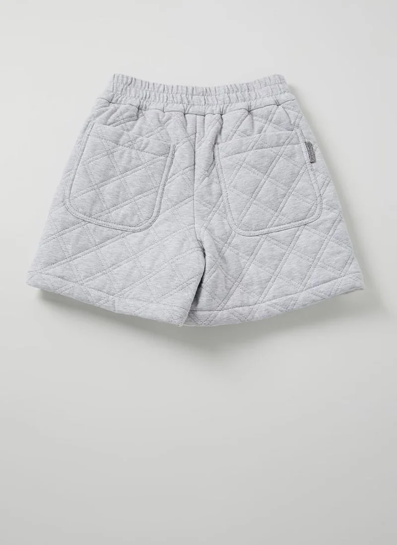 Къс панталон с монили Brunello Cucinelli Kids