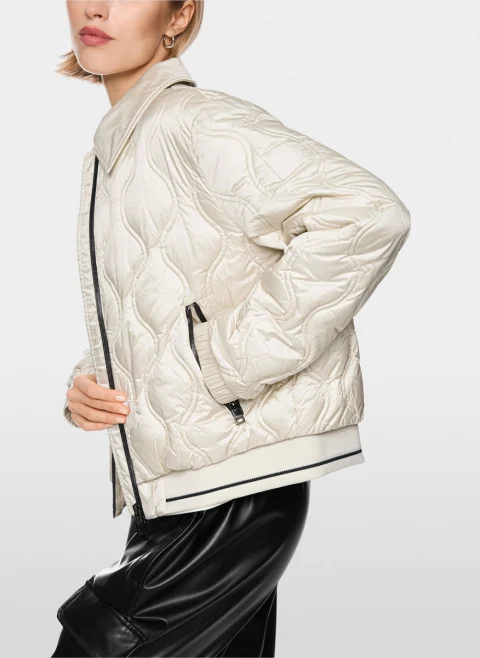 Капитонирано яке с контрастни детайли Marc Cain Sports — снимка 7