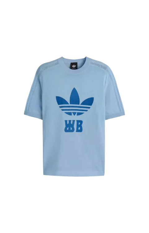 Jacquard T-Shirt in Blue
