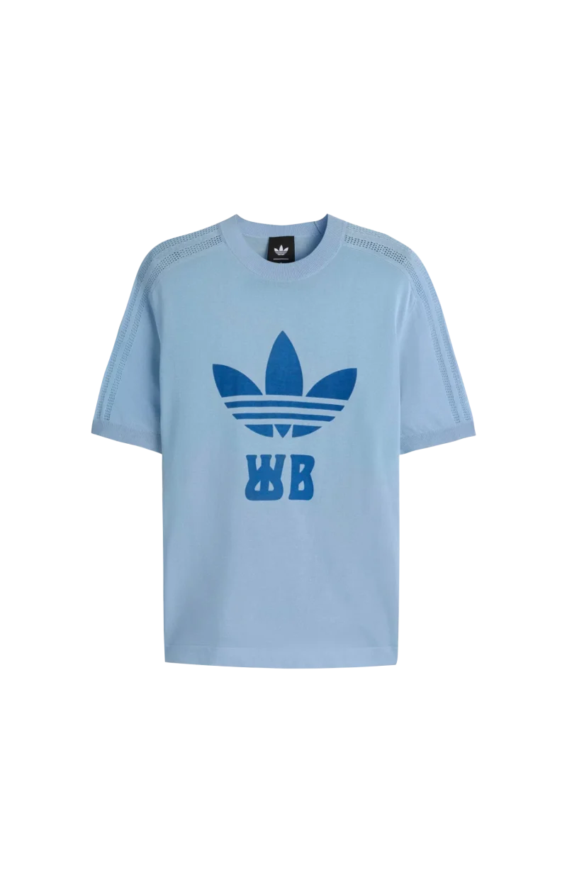 Jacquard T-Shirt in Blue