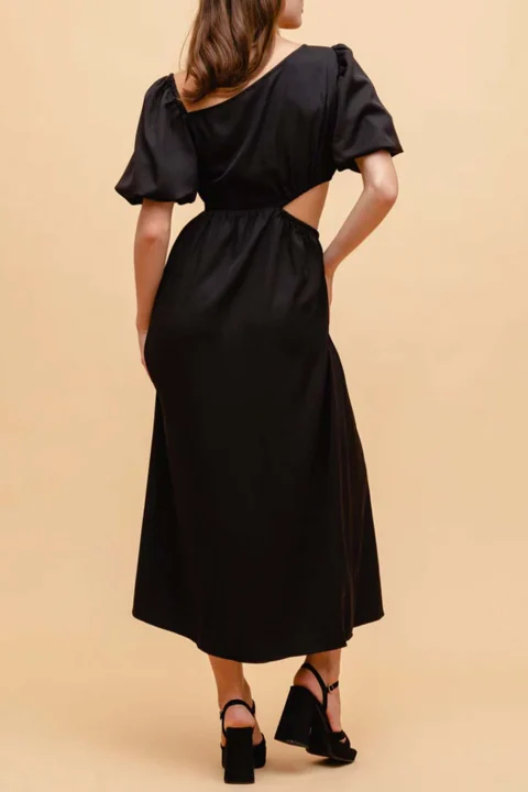 Рокля Ariana RUT-23-01-56 black — снимка 2