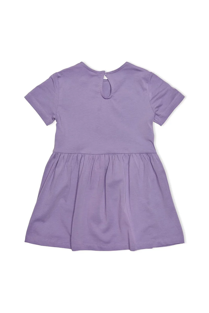 Детски Рокля Kmggaya S/S Fit Flared Dress Jrs 15258957 17-3615 tcx chalk violet — снимка 2