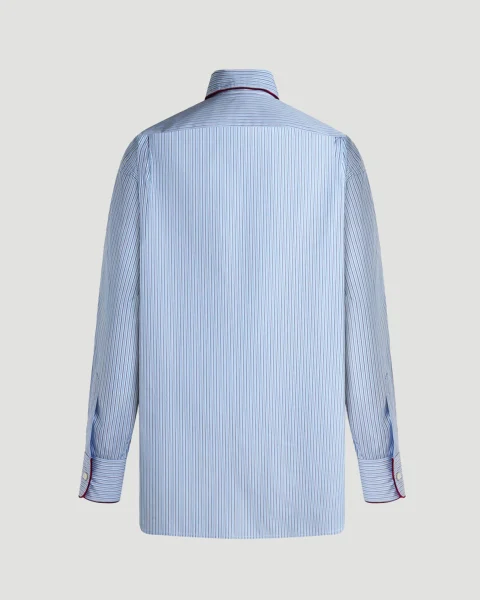Striped Poplin Shirt — снимка 2