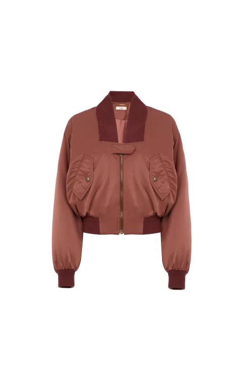 Bomber Jacket in Nylon