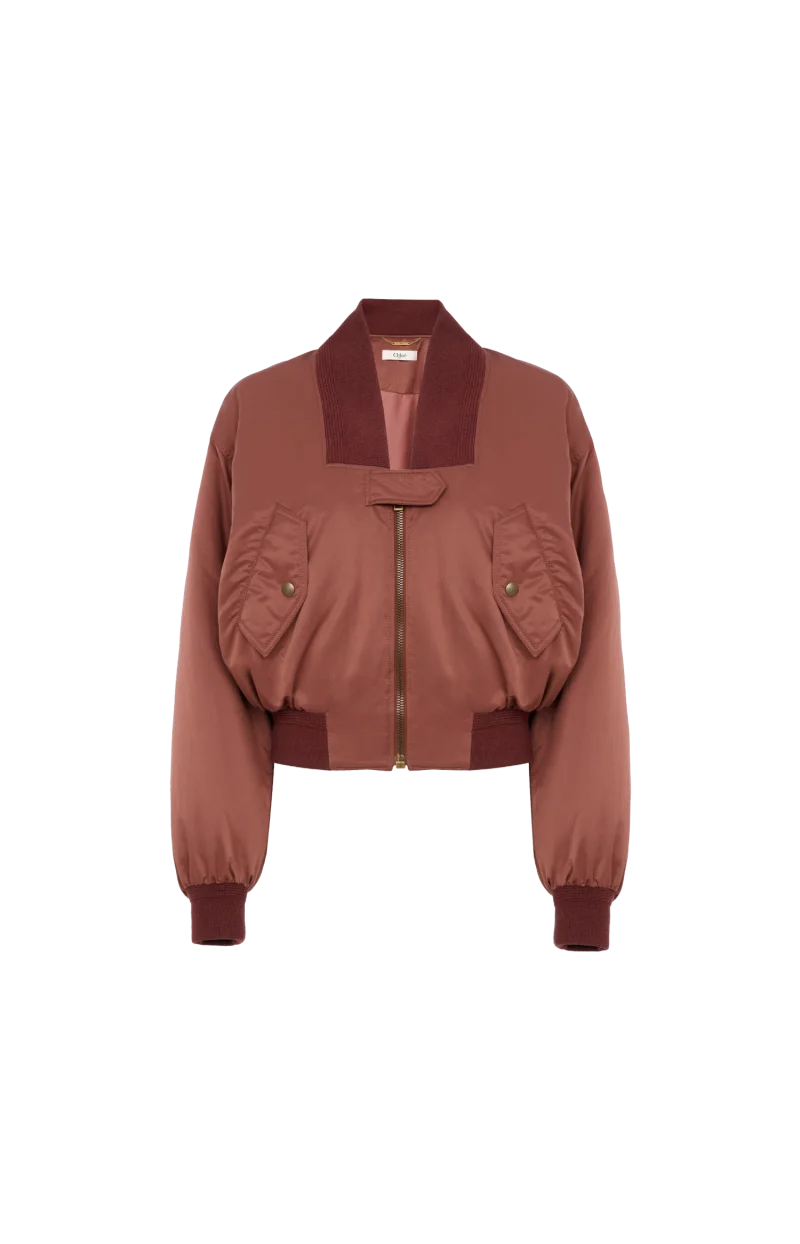 Bomber Jacket in Nylon