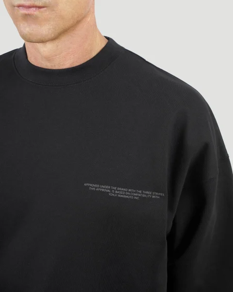 Logo Crew Sweatshirt in Black — снимка 3