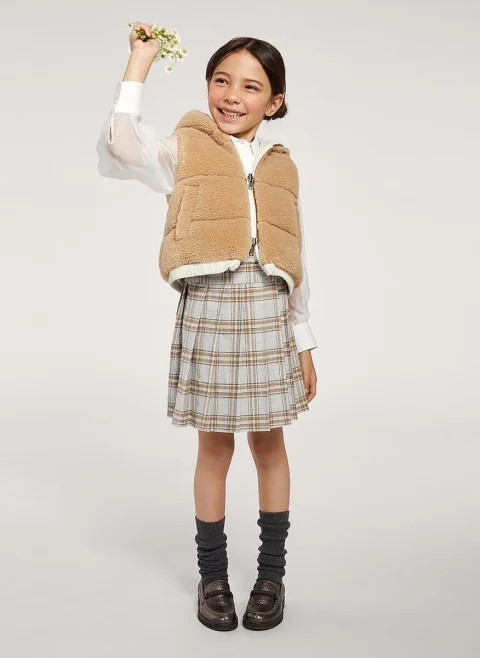 Двулицев елек Brunello Cucinelli Kids 8-10 — снимка 5