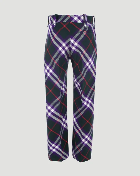 Check Print Trousers — снимка 2