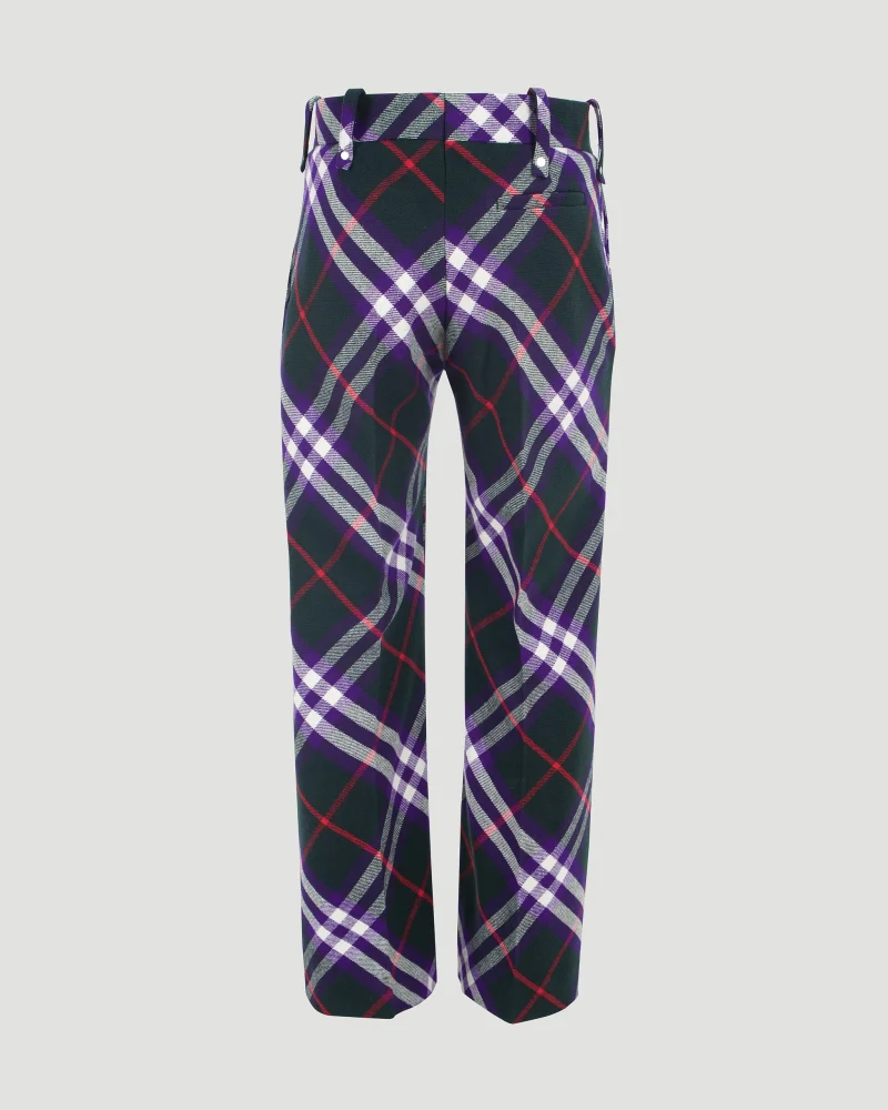 Check Print Trousers — снимка 2