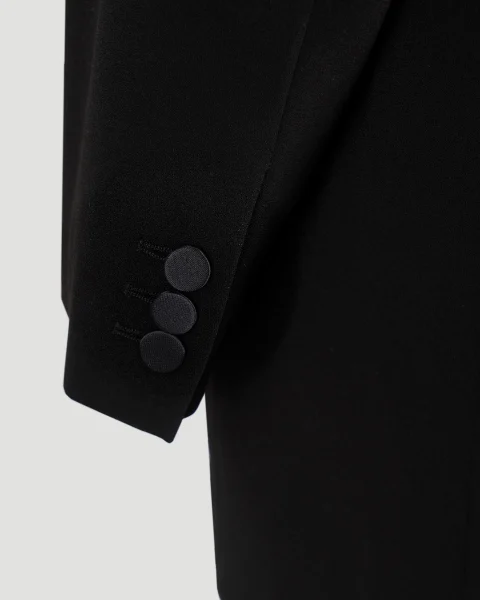 Single-Breasted Blazer in Black — снимка 4