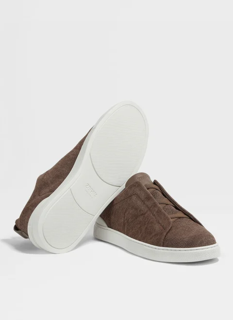 Кецове с лен 'Triple Stitch™' Zegna — снимка 5