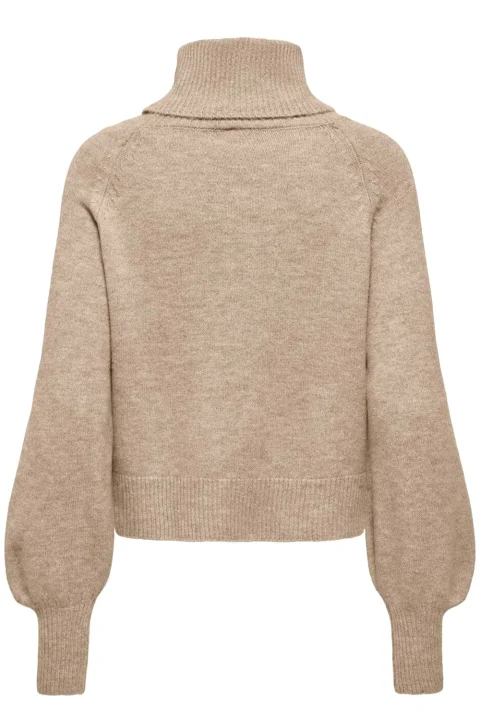 Плетено Onlolivia Roll Neck 15381063 15-1304 TCX humus — снимка 2