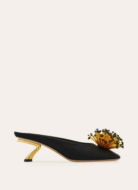 Обувки на ток с 3D мотив Ferragamo