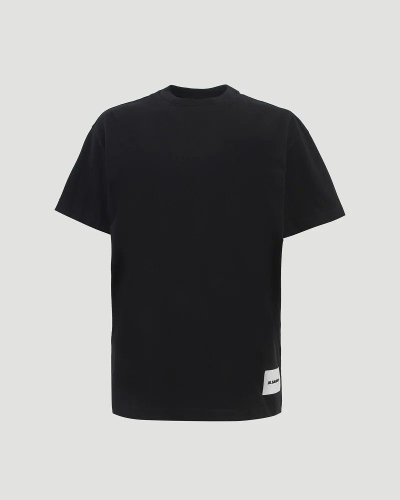 3-Pack Short-Sleeved T-Shirt Set in Black