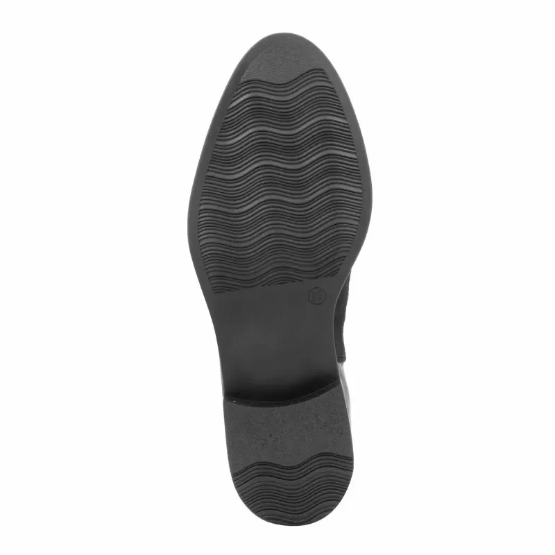 Дамски Равни Боти TAMARIS – 1-25376-41 017 BLK SUED/STR — снимка 4