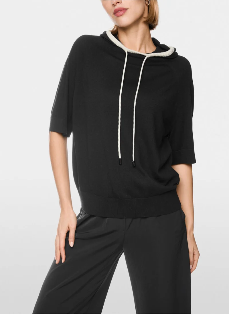 Суитшърт от плетиво с вълна Marc Cain Sports